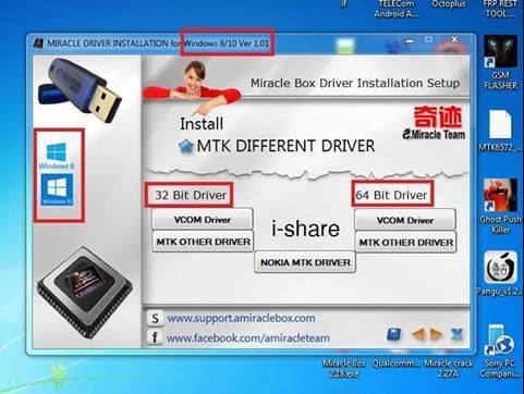 miracle driver installation 1.00 64 bit